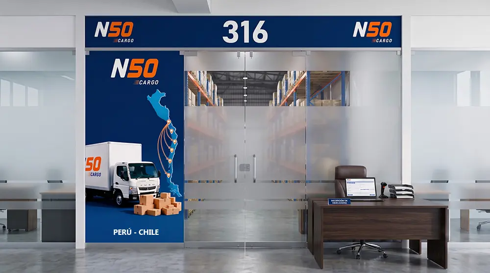 Fachada de N50 Cargo en Av. 2 de Mayo 889, Tacna