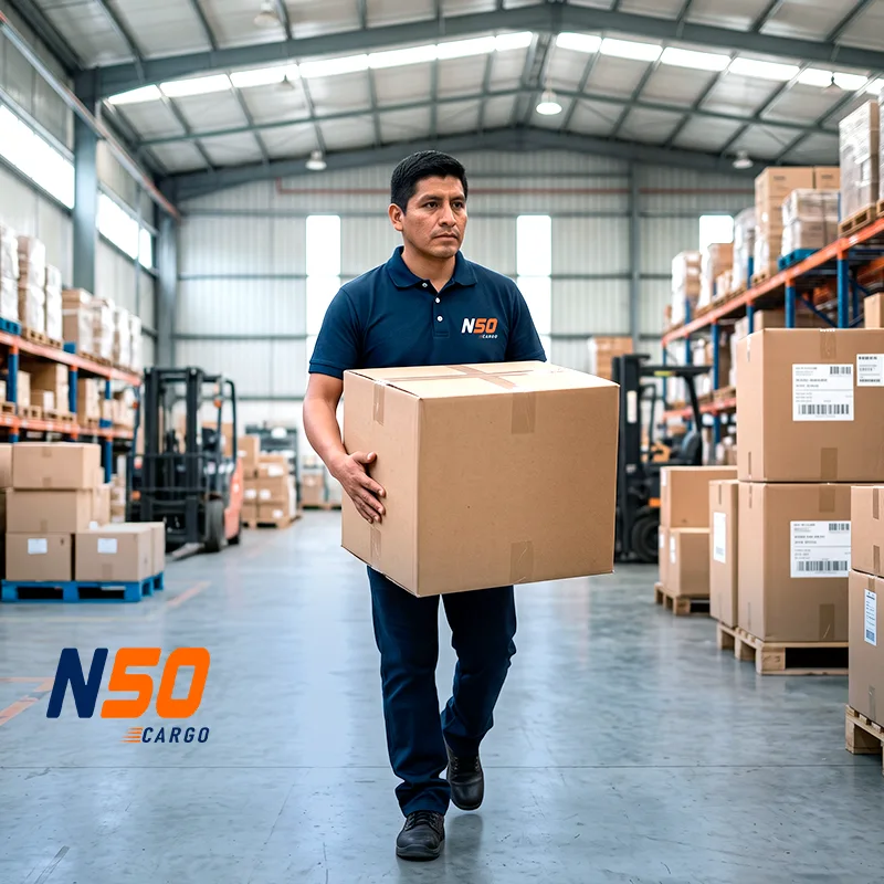 Recepción de mercadería en almacén