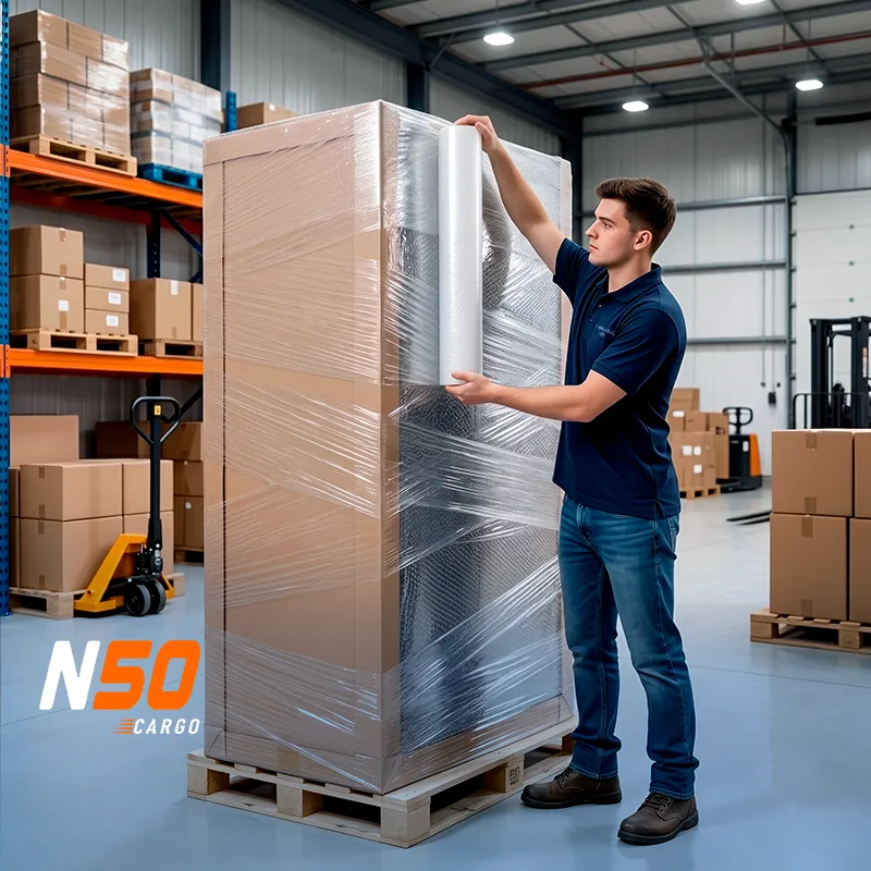 Almacén de N50 Cargo en Av. 2 de Mayo 889, Tacna, donde se recepciona la mercadería